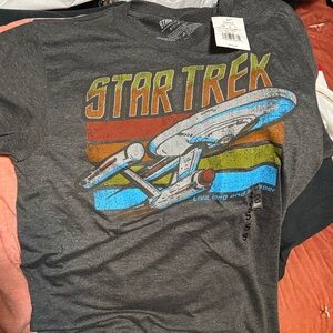 Star Trek Vintage Graphic Tee - Charcoal